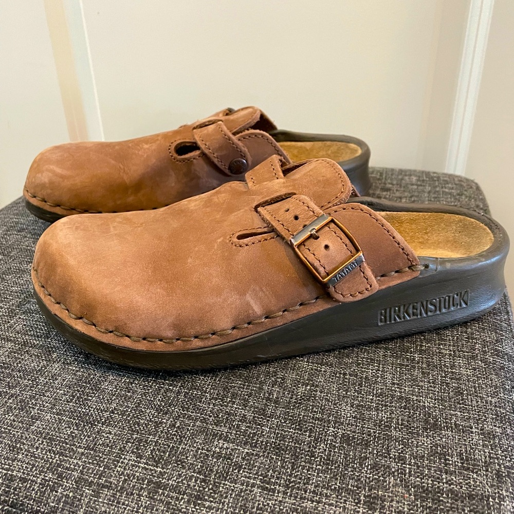 Tatami Birkenstock women’s clogs